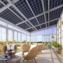 Hong Kong household solar power system full set of industrial and commercial grid-connected photovoltaic sunshine canopy village roof insulation