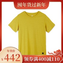 Sylar zealwood Mirano wool T-shirt short sleeve womens breathable and comfortable 2021 new spring summer thin T-shirt