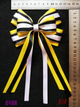 Aerobics Cheerleading Yellow White Black Bow Headwear floral headdress Hair Strings Hair Strings Headline Hair Strings