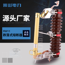 Chongshan Power outdoor high voltage dropout fuse RW11-10-12KV 100A 200A Lingke insurance tube