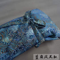 Guqin bag woven brocade Butterfly Love flower piano set Song Jinqin clothing shoulder Peacock phoenix tail bag Xiangyun dragon pattern bag