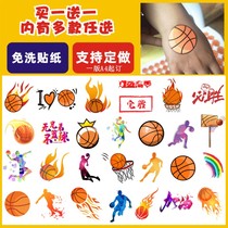 Basketball Football Face stickers Childrens games Face Stickers Self-adhesive Volleyball Game cheer stickers Waterproof
