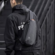 MK IFASHION Chest Bag Men Single Shoulder Bag Slanted Satchel Casual Sports Small Backpack Waterproof Oxford Spun Bag Bag