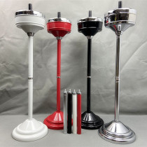 Floor-standing toilet ashtray vertical rotary cover personality fashion elevator ktv toilet living room ashtray