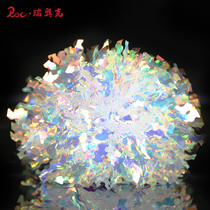 Laser flower ball keychain four good signature terms can be customized-cheerleading culture peripheral key bag accessories