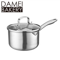 SUS304 stainless steel milk pot safe non-coated pot baking puff caramel pot big plum self-retention recommended