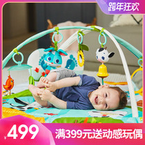 Tinylove Baby Music Fitness Body Baby Fitness Stand Newborns Toys Educational Training Head Up Game Blanket