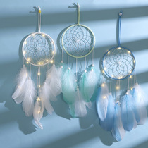 ins Girl heart dream catcher hanging handmade diy room trinkets hanging wind chimes Forest mounted Mengling pendant