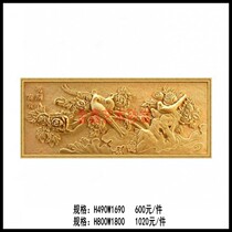 Custom sandstone relief mural hotel clubhouse courtyard hotel lobby background wall blossom rich factory direct sales