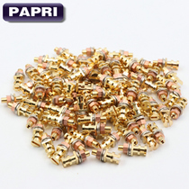 Pure copper plated real gold glue scaffolding nails scaffolding Copper nail plate foot scaffolding DIY amplifier PCB board COPPER willow handmade HIFI screw bile machine rivet foot CNC processing A large number of spot