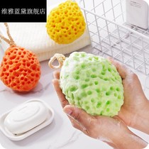 Infant bath cotton bath artifact sponge wipe baby children Bath mud sponge bath bath ball bath towel