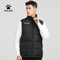 KELME Kalmei sports vest men and women autumn and winter Football running training plus velvet thick cotton horse clip childrens coat