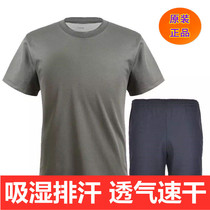  New physical training suit short-sleeved suit mens T-shirt summer quick-drying shorts breathable outdoor round shirt mens fan t-shirt