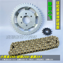 Little Huanglong BJ250-15 A Cubs 250 Jinpeng TRK251 chain three sets and original oil seal chain