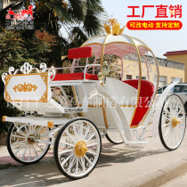 New products Euro-style Cinderella Pumpkin Princess Wagyu Wedding Wedding Wedding photography props wedding wagons can be changed electric