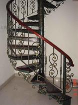 Shanghai Iron Art Rotating Stairs Firefighting Stairs Steel Structure Stairs Indoor Rotating Stairs