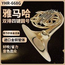 Yamaha YHR-668 gold and bronze French honk instrument French number B F adult children beginner grade examination professional performance