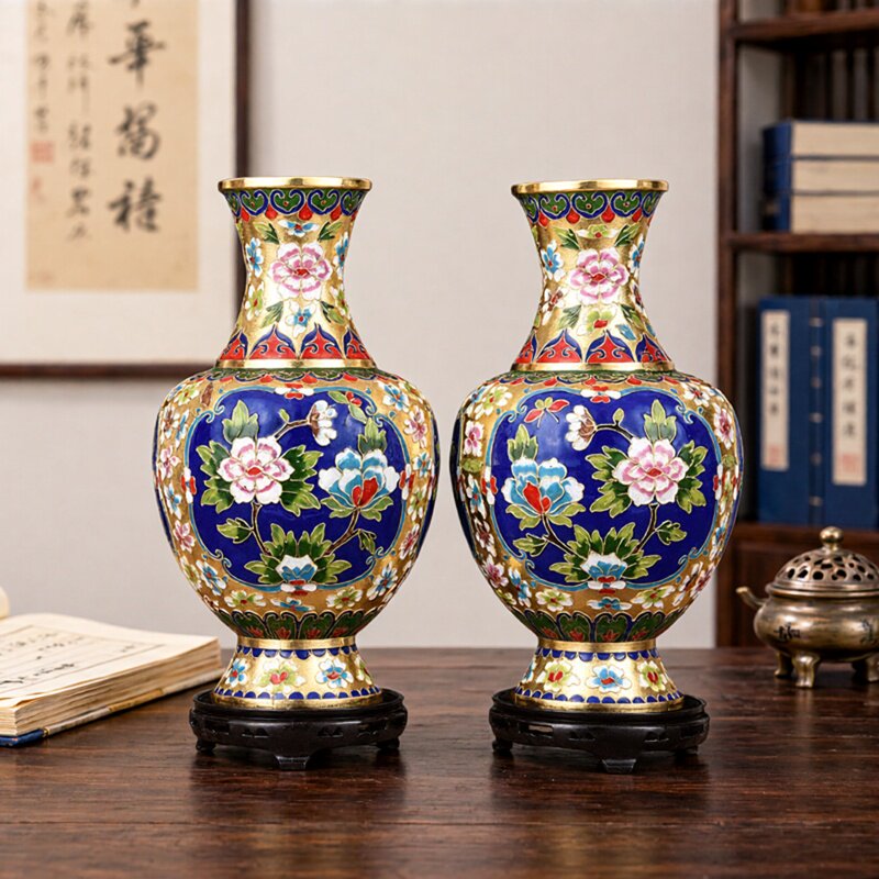 掐丝珐琅花瓶-掐丝珐琅花瓶促销价格、掐丝珐琅花瓶品牌- 淘宝