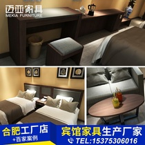 Hefei Mai Subs full set of furniture Soft bag headboard Conjoined computer TV Table Hotel Guesthouse Apartment Dormitory