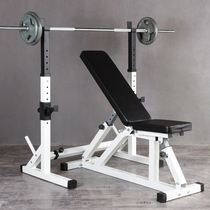 Bench press frame weightlifting bed Multi-function strength training fitness equipment barbell set Fitness equipment dumbbell stool