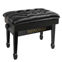 Starsea Piano Stool Single with book case Lifting Solid Wood Piano Bench Guzheng Electric Piano Chair Instrument Universal