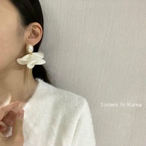 S Home Korea Dongdaemun Noii 2021 new pearl flower flow Suxianqi Fashion earline earthen