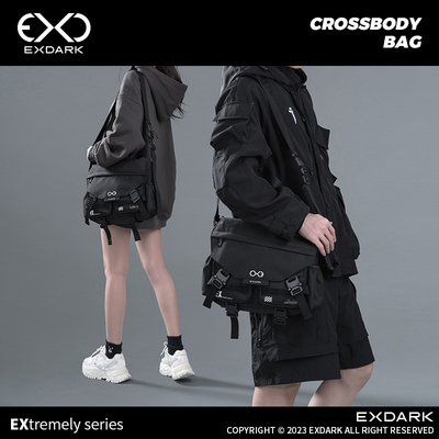 taobao agent EXDARK messenger bag machine energy wind EX series wear -resistant nylon multi -function storage shoulder bag