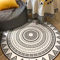 Round carpet Light luxury fashion Nordic hanging basket Computer chair Round carpet Living room Bedroom bed mat Home room