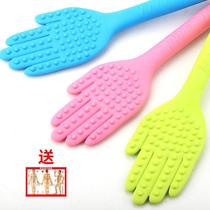 Silicone meridian beat board massage stick beat sha board beat hammer beat back beat stick beat back health beat sand board household