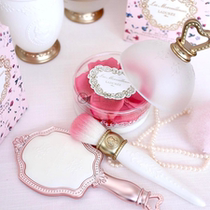 Part of the spot Japanese LADUREE Laduli rose petals blush core blush Gu blush brush holding mirror