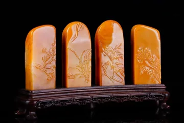 印材石 中国浙江昌化産 山形田黄石 印材石 中国浙江昌化産 山形田黄石