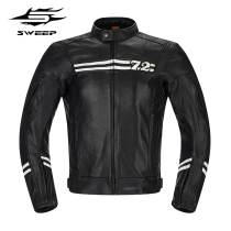 SWEEP locomotive suit leather jacket Four Seasons windproof and warm anti-drop motorcycle riding suit mens leather