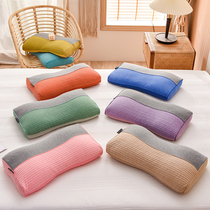 Full buckwheat skin pillow sleep adult pillow core single cervical spine protection student pillow core home low pillow pillow case