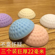 Thickened toilet door handle rear bumper sticker wall anti-crash cushion bumper cushion furniture anti-cushion rubber shockproof refrigerator