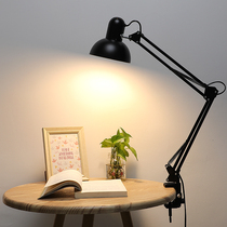 LED Desk Lamp Eye Protection Desk Student Dorm Bedroom Bedside Work American Long Arm Folded Live Supplementary Light Table Lamp