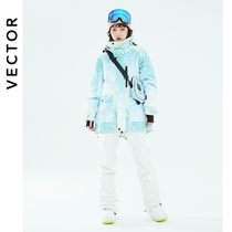 VECTOR2021 new ski suit womens veneer outdoor equipment thick warm waterproof ski suit snow pants set