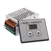 4000W thyristor High power electronic digital voltage regulator CNC dimming speed regulation temperature regulation