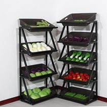 Supermarket fruit and vegetable rack display rack Creative multi-layer vegetable rack Convenience store fruit and vegetable rack Small snack rack