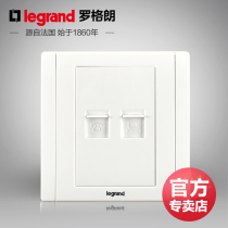 TCL Legrand switch socket Meihan white double super five computer telephone network phone socket