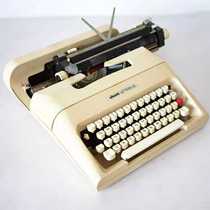 Antique typewriter Olivetti Lettera35 Vintage Mechanical English typewriter 1950 8 pcs with box