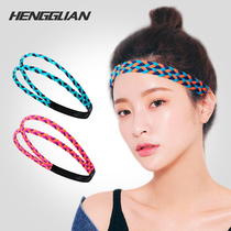 Sweat guide belt anti-sweat sports headband woven sweat-absorbing hair belt female tide yoga fitness running sweat guide summer
