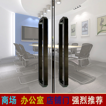 Modern simple stainless steel hardware door glass door handle handle handle pull square tube handle sliding door office