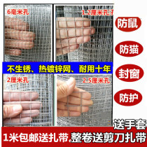 Small hole wire mesh anti-rat stainless steel wire mesh anti-rat net sand net breeding net window protection anti-cat net