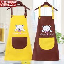 Children Apron Customised Logo Fine Art Drawing Clothes Painting Waterproof Apron Hood Clothes Kindergarten Printed apron