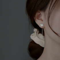 925 silver earrings womens high-end sense earrings 2023 new trendy high-end explosive earrings niche design earrings earrings