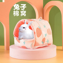 Pet Rabbit Supplies Rabbit Coves Over Winter Warm Cotton Nest Shelter From House Sleeping Special Small House Dwarf safe house
