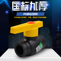 PE steel core ball valve PE ball valve PE valve HDPE pipe fittings tap water drinking water pipe fittings fittings