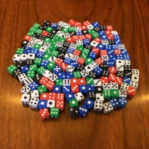 5MM color dice are very small mini Fan Er dice very small No 5#color No 5 color(Mahjong machine is not applicable)