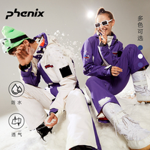  Phenix phoenix VINTAGE one-piece ski suit mens and womens single and double board ski suit PCA721P04