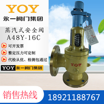 YOY Yong One Safety Valve A48Y H-16 25 40Cdn50DN80 Cast Steel Flag Steel Steam Full-Stand Steel